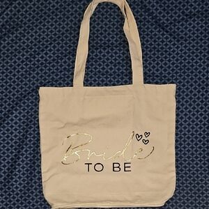 Elegant Bride To Be Tote Bag - Tan